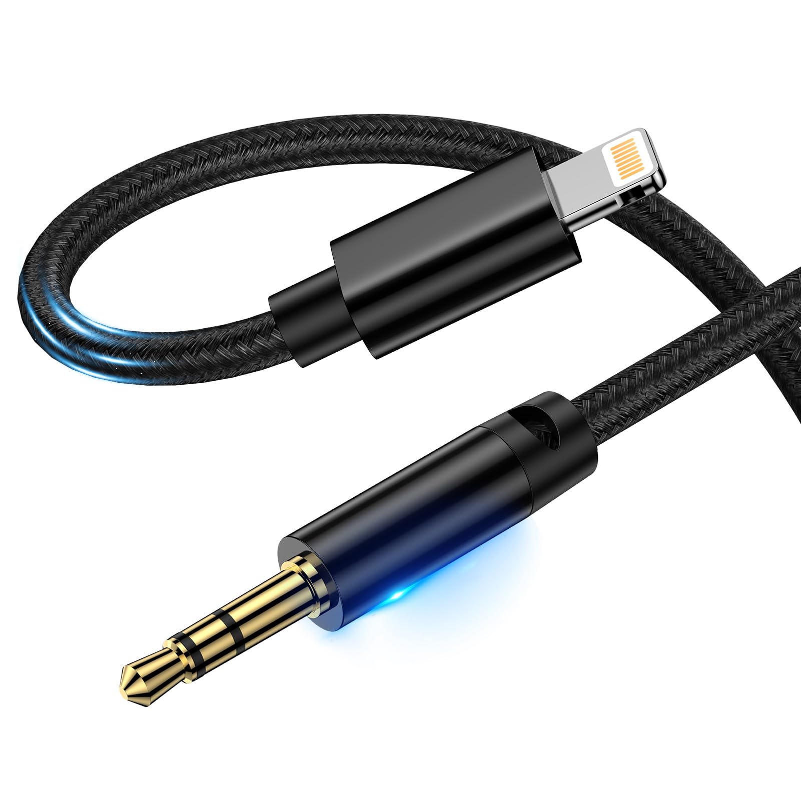 【カスタム依頼品】AUXケーブル含む　合計3点 Amazon | GAEF iPhone AUX ケーブル Lightning to 3.5mm HiFi音質 高